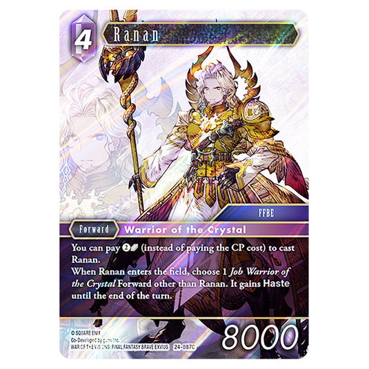 Ranan 24-087C card from the Final Fantasy set Hidden Legends