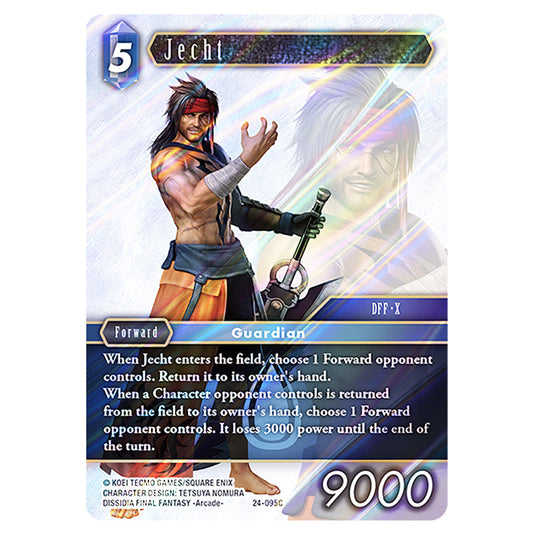 Jecht 24-095C card from the Final Fantasy set Hidden Legends