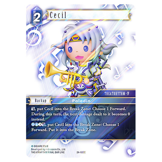 Cecil 24-100C card from the Final Fantasy set Hidden Legends