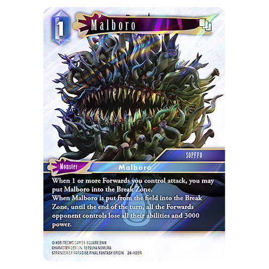 Malboro 24-105R card from the Final Fantasy set Hidden Legends