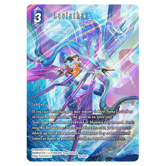 Leviathan 24-106H-a card from the Final Fantasy set Hidden Legends