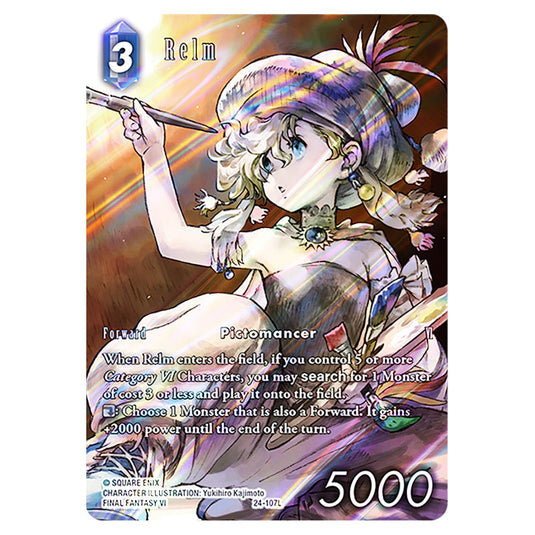 Relm 24-107L-a card from the Final Fantasy set Hidden Legends