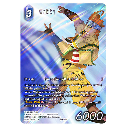 Wakka 24-108H-a card from the Final Fantasy set Hidden Legends