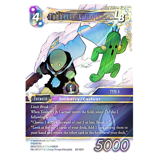 Tonberry & Cactuar 24-125H card from the Final Fantasy set Hidden Legends