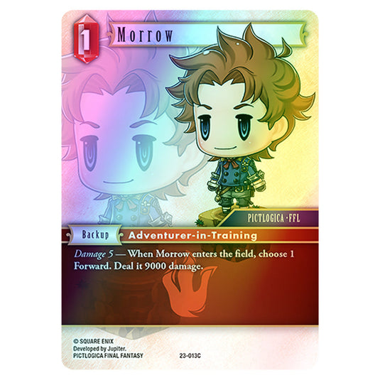 Morrow 23-013C card from the Final Fantasy set Hidden Trials