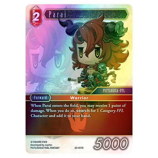 Parai 23-017C card from the Final Fantasy set Hidden Trials