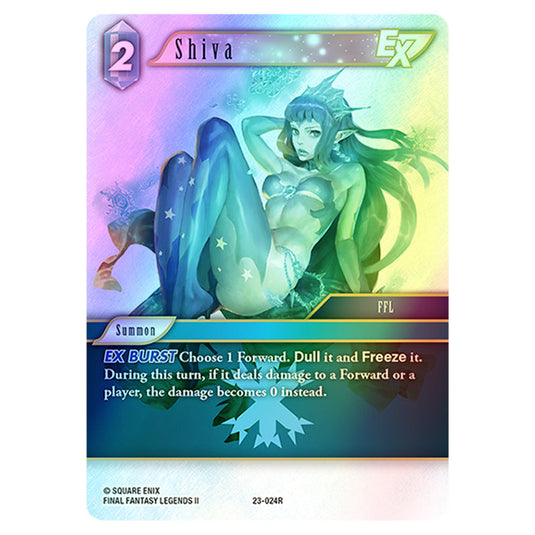 Shiva 23-024R card from the Final Fantasy set Hidden Trials