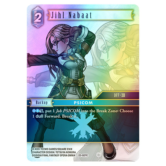 Jihl Nabaat 23-027C card from the Final Fantasy set Hidden Trials