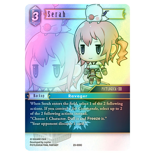 Serah 23-030C card from the Final Fantasy set Hidden Trials