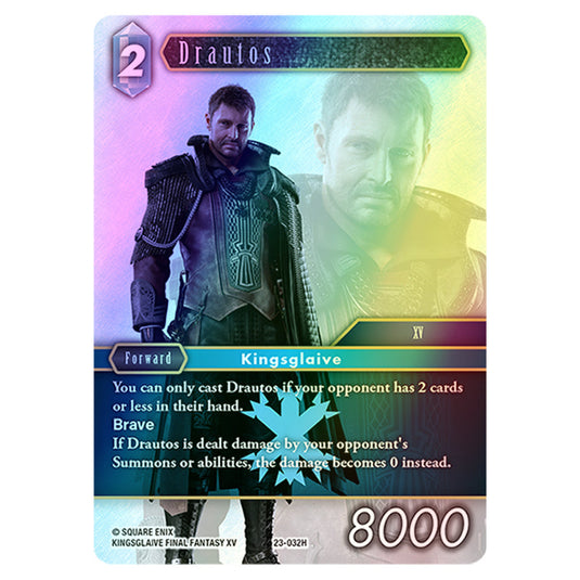 Drautos 23-032H card from the Final Fantasy set Hidden Trials