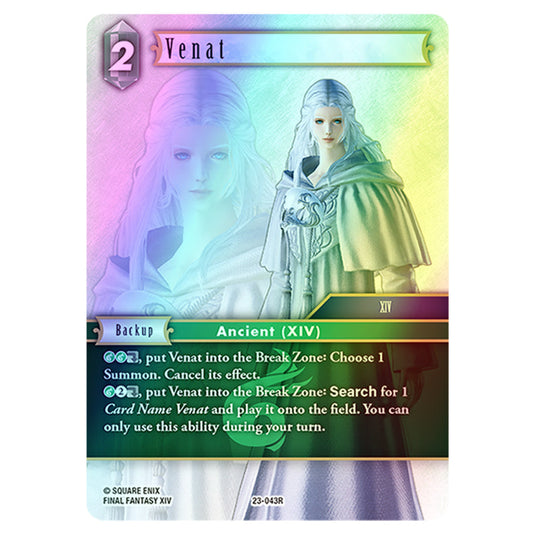 Venat 23-043R card from the Final Fantasy set Hidden Trials