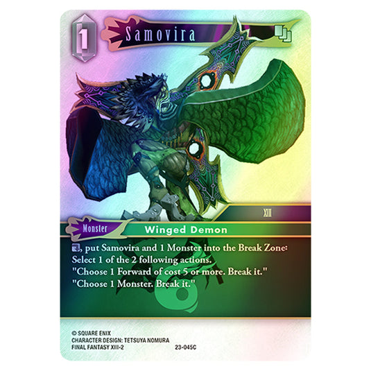 Samovira 23-045C card from the Final Fantasy set Hidden Trials