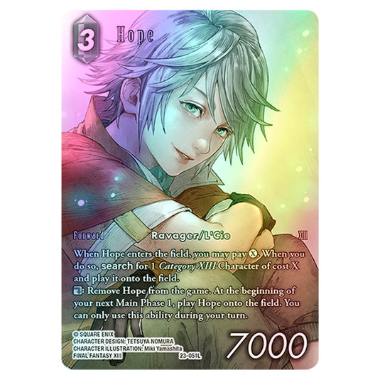 Hope 23-051Lb card from the Final Fantasy set Hidden Trials