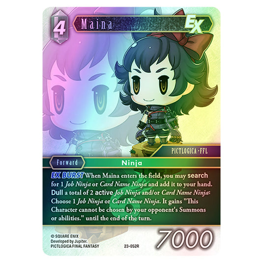 Maina 23-052R card from the Final Fantasy set Hidden Trials