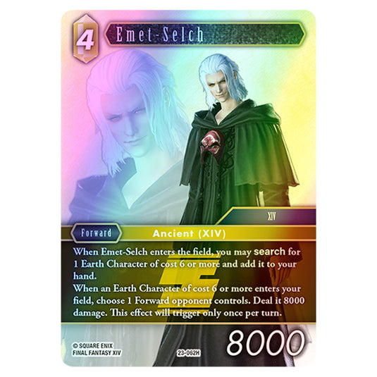 Emet-Selch 23-062H card from the Final Fantasy set Hidden Trials