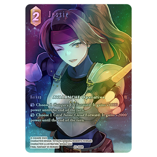 Jessie 23-066Rb card from the Final Fantasy set Hidden Trials