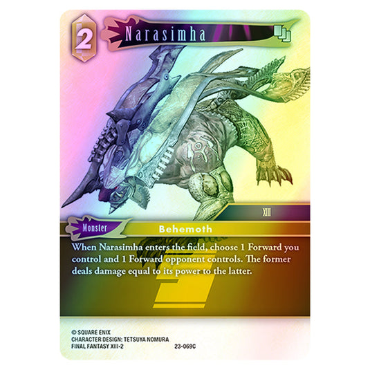 Narasimha 23-069C card from the Final Fantasy set Hidden Trials