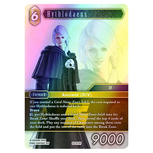 Hythlodaeus 23-070H card from the Final Fantasy set Hidden Trials