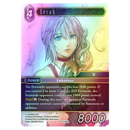 Serah 23-088La card from the Final Fantasy set Hidden Trials