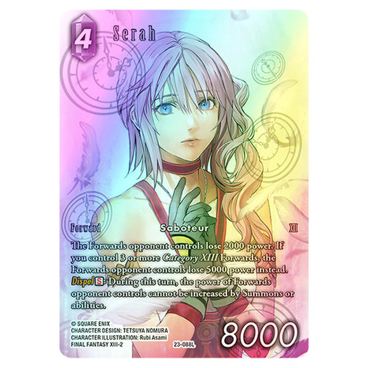 Serah 23-088Lb card from the Final Fantasy set Hidden Trials