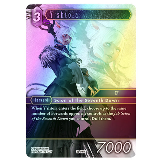 Y'shtola 23-094C card from the Final Fantasy set Hidden Trials