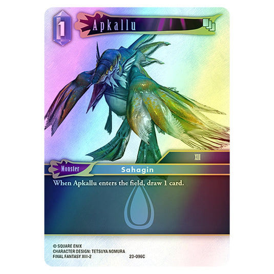 Apkallu 23-096C card from the Final Fantasy set Hidden Trials