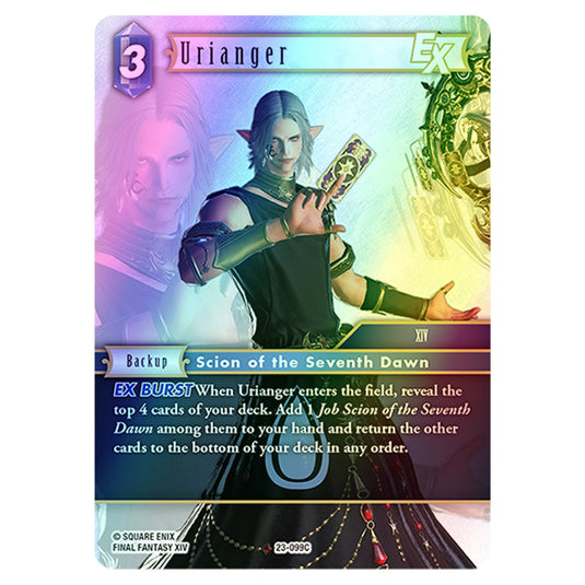 Urianger 23-099C card from the Final Fantasy set Hidden Trials