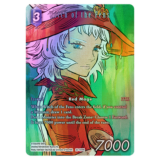 Witch of the Fens 23-104Hb card from the Final Fantasy set Hidden Trials