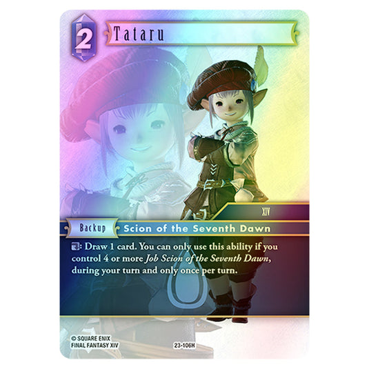 Tataru 23-106H card from the Final Fantasy set Hidden Trials