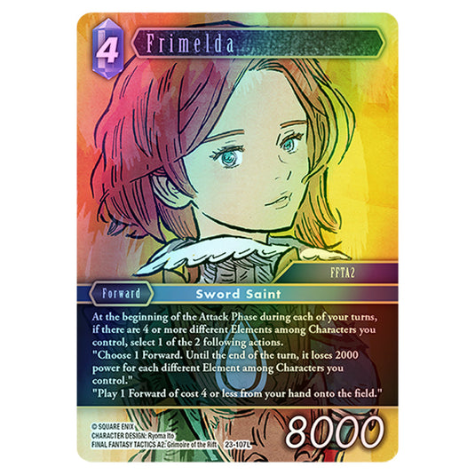 Frimelda 23-107La card from the Final Fantasy set Hidden Trials