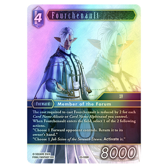 Fourchenault 23-108R card from the Final Fantasy set Hidden Trials