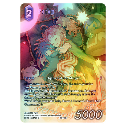 Porom 23-110Rb card from the Final Fantasy set Hidden Trials