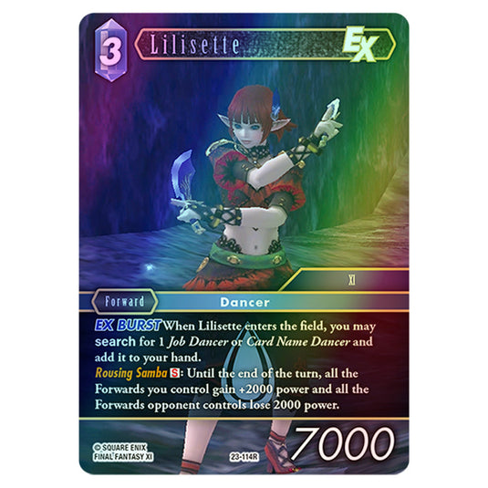 Lilisette 23-114R card from the Final Fantasy set Hidden Trials