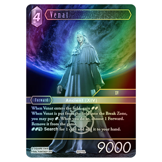 Venat 23-115L card from the Final Fantasy set Hidden Trials