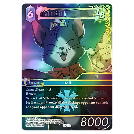 Cait Sith 23-121La card from the Final Fantasy set Hidden Trials