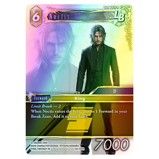 Noctis 23-125R card from the Final Fantasy set Hidden Trials