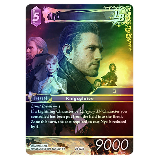 Nyx 23-127R card from the Final Fantasy set Hidden Trials