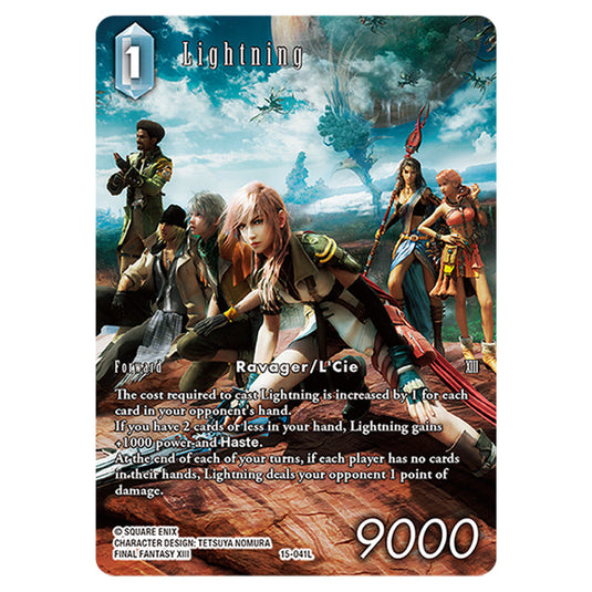 This is the Lightning card from Final Fantasy - Hidden Trials.