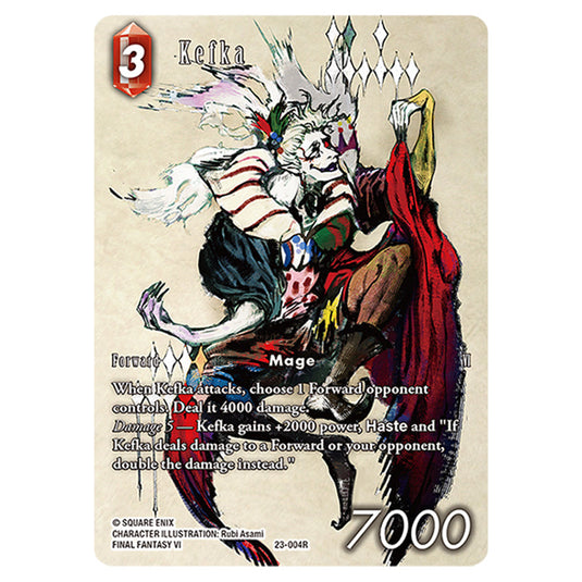 This is the Kefka card from Final Fantasy - Hidden Trials.