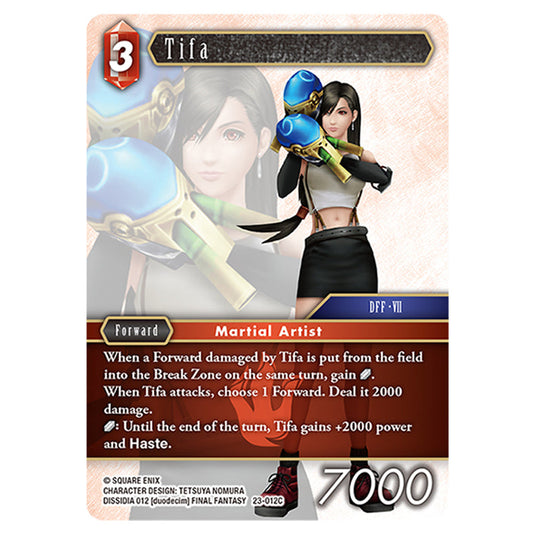 This is the Tifa card from Final Fantasy - Hidden Trials.