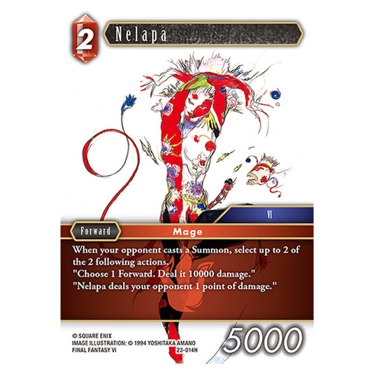 This is the Nelapa card from Final Fantasy - Hidden Trials.