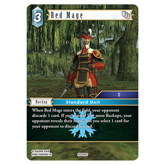 This is the Red Mage card from Final Fantasy - Hidden Trials.