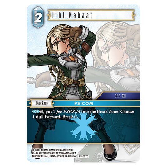 This is the Jihl Nabaat card from Final Fantasy - Hidden Trials.