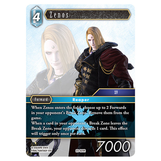 This is the Zenos card from Final Fantasy - Hidden Trials.