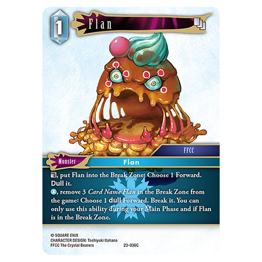 This is the Flan card from Final Fantasy - Hidden Trials.