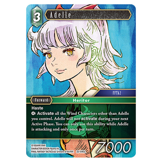 This is the Adelle card from Final Fantasy - Hidden Trials.