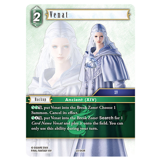 This is the Venat card from Final Fantasy - Hidden Trials.