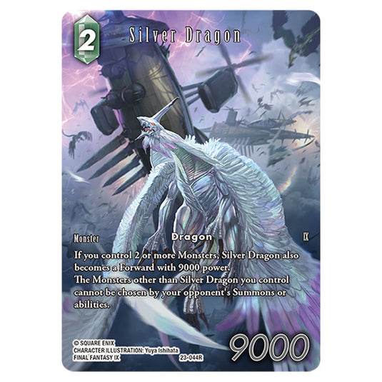 This is the Silver Dragon card from Final Fantasy - Hidden Trials.