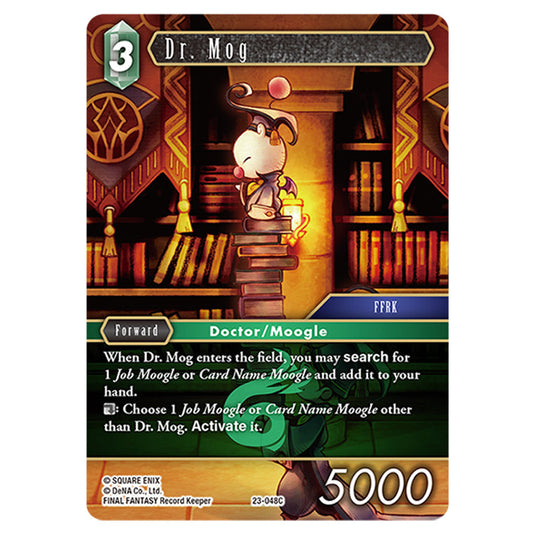 This is the Dr. Mog card from Final Fantasy - Hidden Trials.