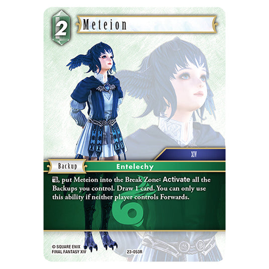 This is the Meteion card from Final Fantasy - Hidden Trials.